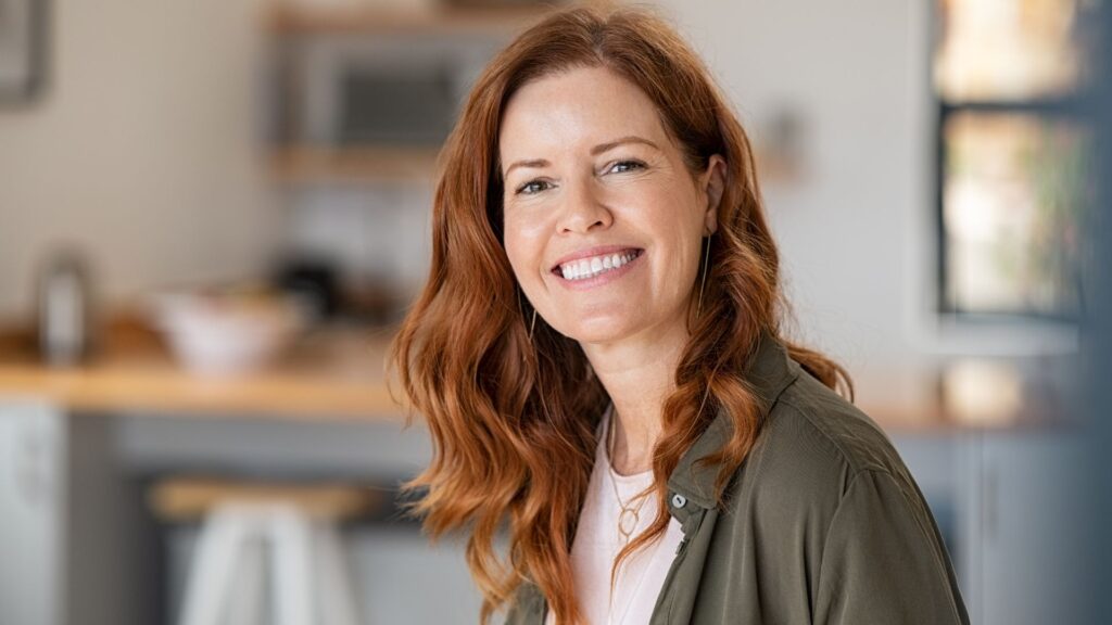 smiling woman