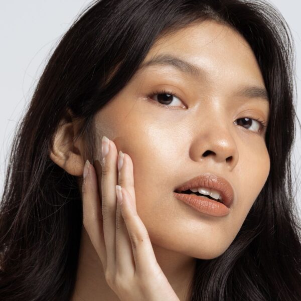 woman without fine lines and wrinkles
