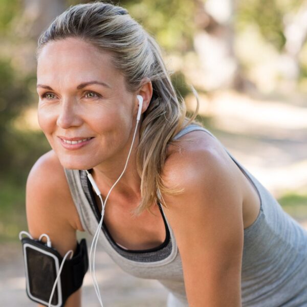 Mature woman leading healthy lifestyle