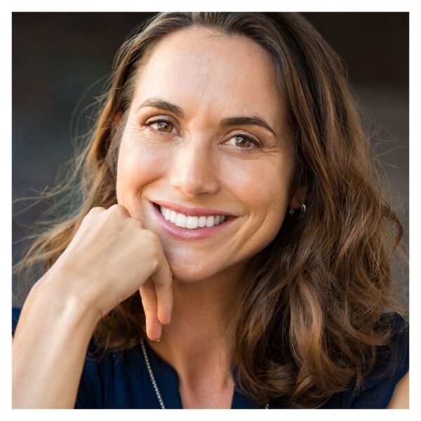 woman smiling