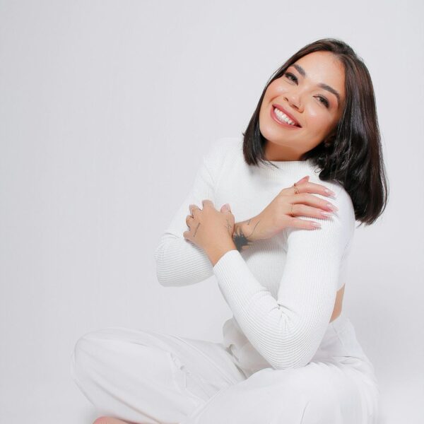 woman smiling
